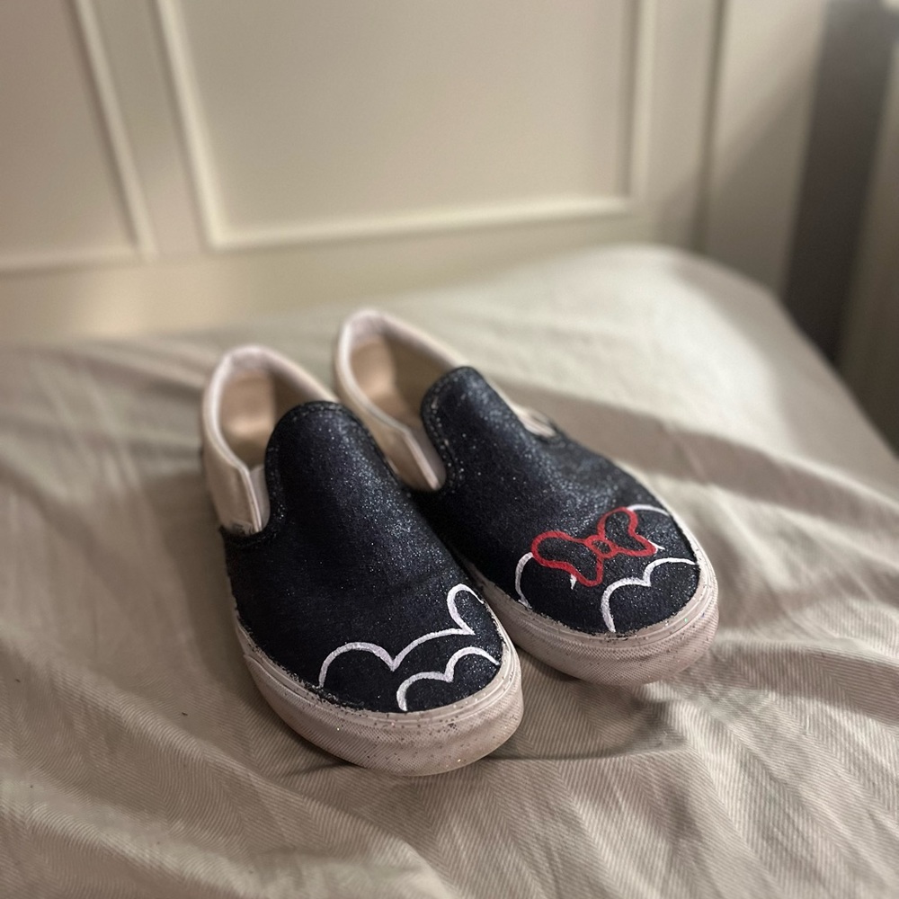 Custom Disney Mickey & Minnie Vans 50th anniversary